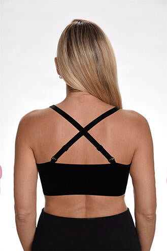 A Set de 3 sujetadores sin costuras que modelan la figura.