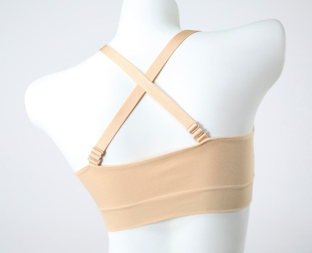 A Set de 3 sujetadores sin costuras que modelan la figura.